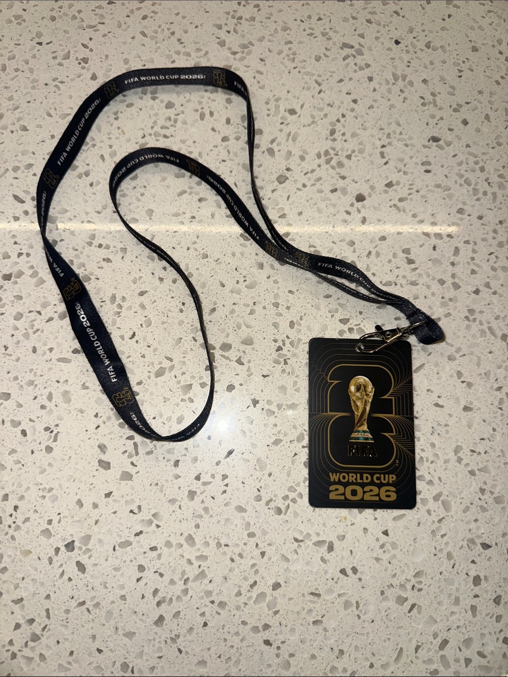 FIFA World Cub 2026 fan id experience card / badge and lanyard